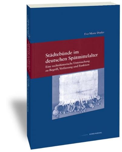 9783465040019: Distler, E: Stdtebnde im deutschen Mittelalter