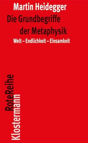 Stock image for Die Grundbegiffe Der Metaphysik for sale by Blackwell's