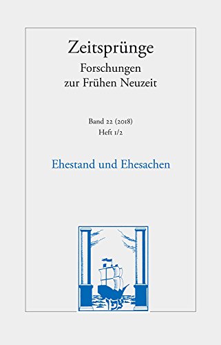 Stock image for Ehestand und Ehesachen. Literarische Aneignung einer frhneuzeitlichen Institution. herausgegeben von Joachim Harst und Christian Meierhofer. for sale by Antiquariat Bader Tbingen