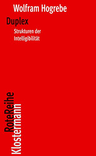 Beispielbild fr Duplex. Strukturen der Intelligibilitt (Klostermann Rote Reihe; Bd. 103). zum Verkauf von Antiquariat Logos