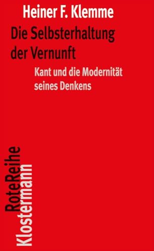 Stock image for Die Selbsterhaltung der Vernunft for sale by GreatBookPrices