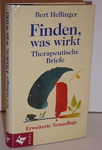 Imagen de archivo de Finden, was wirkt: Therapeutische Briefe a la venta por medimops