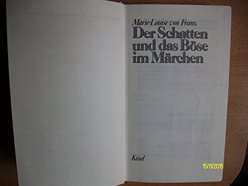 9783466341078: Der Schatten und das Bse im Mrchen