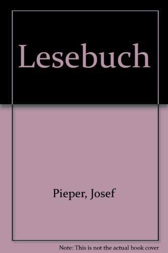 Lesebuch (German Edition) (9783466401666) by Pieper, Josef