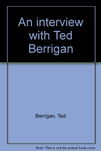 An interview with Ted Berrigan (9783466420230) by Berrigan, Ted