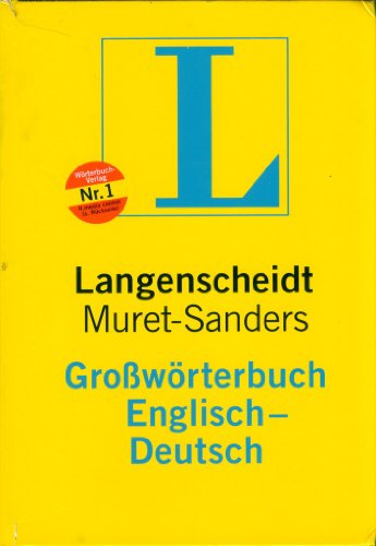 Beispielbild fr Langenscheidt Growrterbuch Englisch-Deutsch (Muret-Sanders) zum Verkauf von medimops