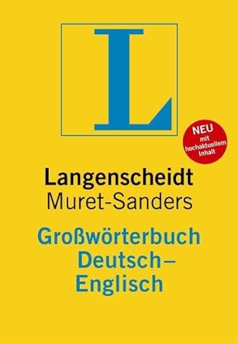 Stock image for Langenscheidt Bilingual Dictionaries: Langenscheidts Grossworterbuch Deutsch-Englisch - Muret-Sanders for sale by AwesomeBooks