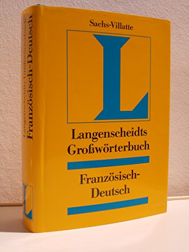 9783468021510: Langenscheidts Grosswortterbuch Franzosisch-Deutsch