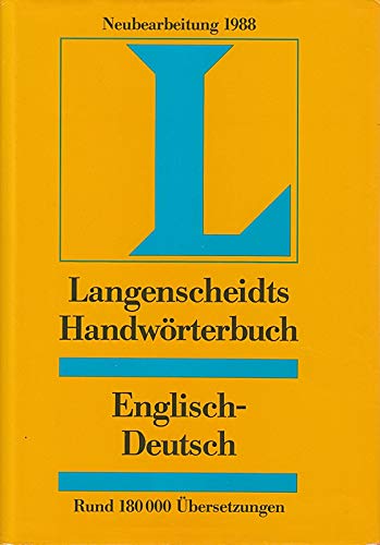 9783468041228: Langenscheidts Handworterbuch Englisch (Langenscheidts Handworterbucher)