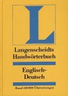 Stock image for Langenscheidts Handwrterbuch Englisch. Teil I Englisch - Deutsch Teil II Deutsch-Englisch for sale by Bernhard Kiewel Rare Books