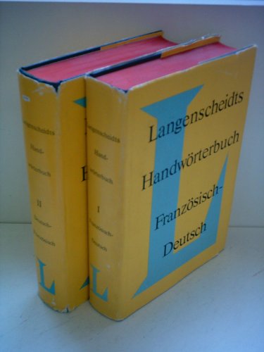 Langenscheidts Handwörterbuch Französisch. Französich - Deutsch, Deutsch - Französisch.