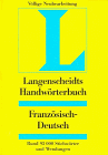 Imagen de archivo de Langenscheidts Handworkerbuch Franzosisch-Deutsch a la venta por ThriftBooks-Dallas