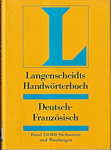 Handwörterbuch Französisch - Lange-Kowal, Dr. Ernst Erwin