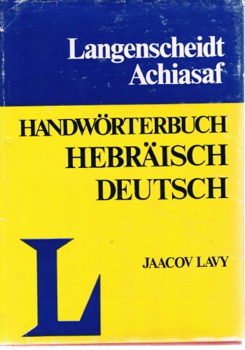 9783468041600: Langenscheidts Handwrterbuch, Hebrisch-Deutsch