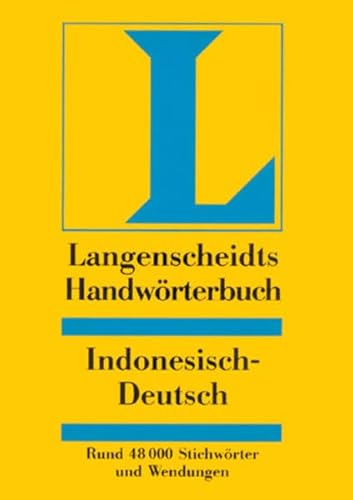 Langenscheidts Handwörterbuch. Teil I: Indonesisch-Deutsch. Unter Mitarb. v. Rosemarie Simon-Bärwinkel. [Rund 48 000 Stichwörter und Wendungen]. (= Langenscheidts Handwörterbücher). - Krause, Erich-Dieter