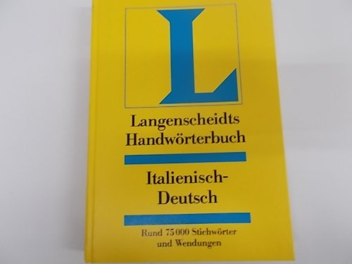 Beispielbild fr Italienisch - Deutsch. Handwrterbuch. Langenscheidt zum Verkauf von DER COMICWURM - Ralf Heinig