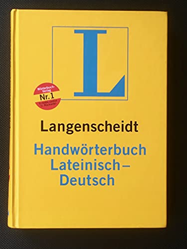9783468042010: Langenscheidt Handwrterbuch Lateinisch-Deutsch