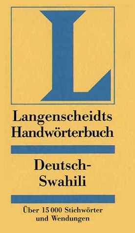 Beispielbild fr Langenscheidts Handwrterbuch, Deutsch-Swahili zum Verkauf von medimops