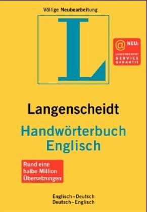Stock image for Langenscheidts Handwrterbuch, Englisch for sale by medimops