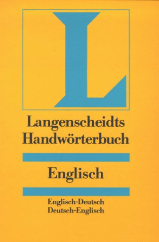 Beispielbild fr Langenscheidts Handwrterbuch, Englisch: Englisch-Deutsch / Deutsch-Englisch (Sonderausg.) zum Verkauf von medimops