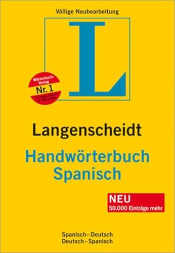 9783468053436: Langenscheidt Bilingual Dictionaries: Langenscheidt Handworterbuch Spanisch