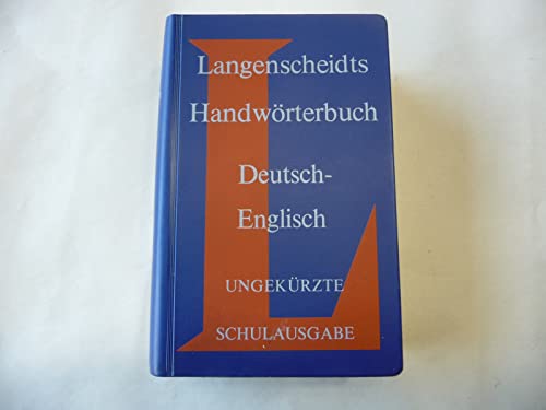 Stock image for Langenscheidts Grosse Schulworterbuch Deutsch Englisch for sale by MusicMagpie