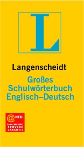 9783468071300: Langenscheidts Grosses Schulworterbuch Englisch-Deutsch (German and English Edition)