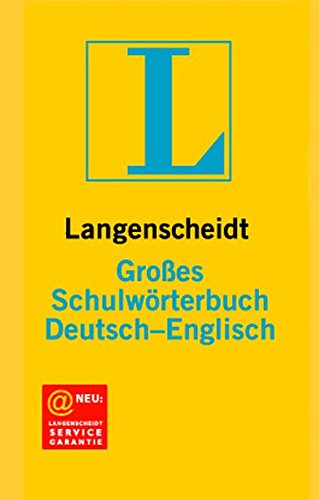 Beispielbild fr Grosses Schulworterbuch Deutsch-English zum Verkauf von WorldofBooks