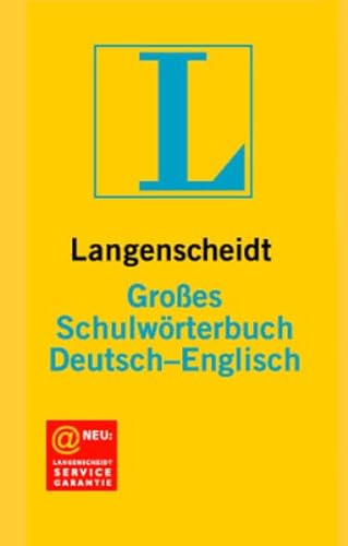 Stock image for Grosses Schulworterbuch Deutsch-English for sale by WorldofBooks