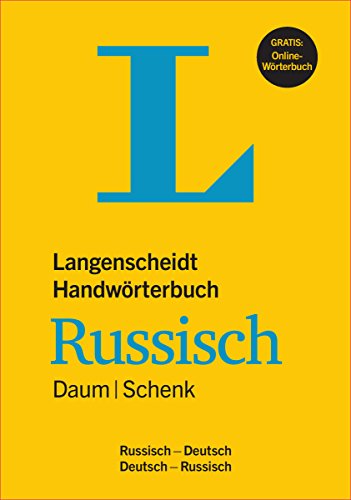 Stock image for Langenscheidt Handwrterbuch Russisch Daum/Schenk - Buch mit Online-Anbindung: Russisch-Deutsch/Deutsch-Russisch (Langenscheidt Handwrterbcher) for sale by medimops