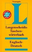 Beispielbild fr Langenscheidts Taschenw�rterbuch, Englisch zum Verkauf von More Than Words