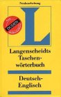 Beispielbild fr Langenscheidts Taschenw rterbuch, Englisch zum Verkauf von HPB-Red