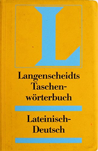 9783468102004: Langenscheidts Taschenwrterbcher: Lateinisch-Deutsch