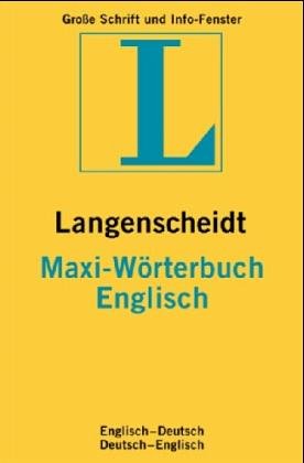 Beispielbild fr Langenscheidts Maxi Wrterbuch, Englisch zum Verkauf von medimops