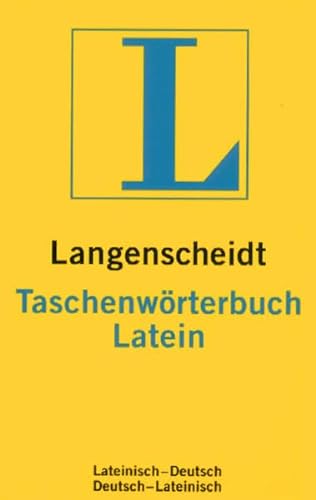 Beispielbild fr Langenscheidts Taschenwrterbuch, Latein zum Verkauf von medimops