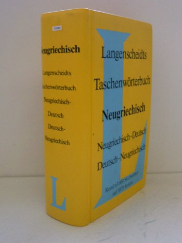 9783468112102: Langenscheidts Taschenwrterbuch Neugriechisch-Deu