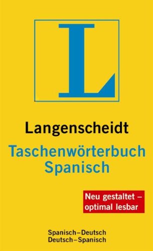 Beispielbild fr Langenscheidt Bilingual Dictionaries: Langenscheidt Taschenworterbuch Spanisch zum Verkauf von WorldofBooks