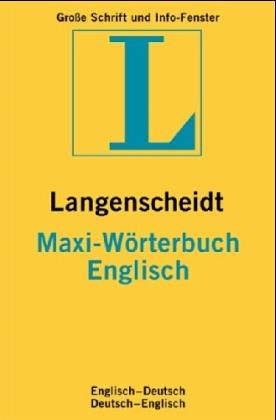 Beispielbild fr Englisch. Mit CDROM. MAXI Wrterbuch. Langenscheidt. Englisch- Deutsch / Deutsch- Englisch zum Verkauf von medimops
