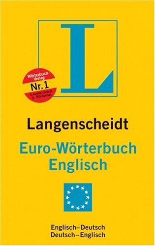 9783468121227: Langenscheidts Eurowrterbuch Englisch. Sonderausgabe / Neues Cover.