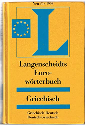 Beispielbild fr Langenscheidt Euro-Wrterbuch Griechisch zum Verkauf von medimops