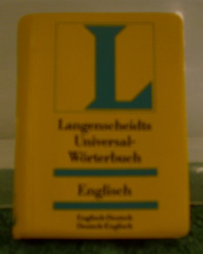 9783468181221: Englisch. Universal- Wrterbuch. Langenscheidt. Englisch-deutsch / Deutsch-englisch