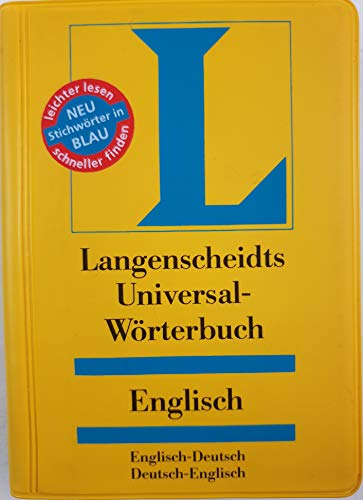 Stock image for Langenscheidts Universal-W rterbuch, Englisch for sale by ThriftBooks-Atlanta