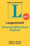 Beispielbild fr LANGENSCHEIDT UNIVERSAL-WRTERBUCH ENGLISCH Englisch-Deutsch / Deutsch-Englisch zum Verkauf von German Book Center N.A. Inc.