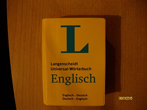 Imagen de archivo de Langenscheidt Bilingual Dictionaries: Langenscheidts Universalworterbuch D/E E a la venta por Better World Books: West