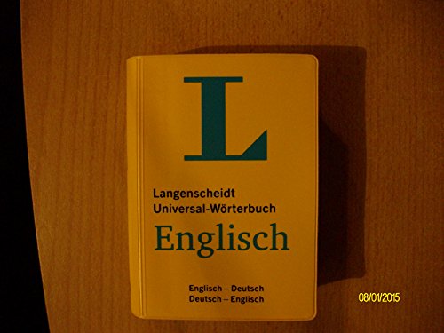 Stock image for Langenscheidt Bilingual Dictionaries: Langenscheidts Universalworterbuch D/E E for sale by HPB-Ruby