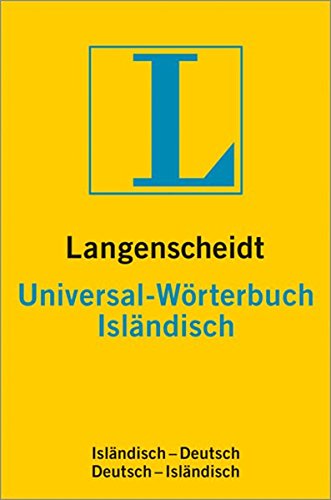 9783468181719: Islandisch-Deutsch (Langenscheidt universal woerterbuchs)