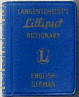 Stock image for Langenscheidt's Lilliput Dictionary English-German for sale by Wizard Books