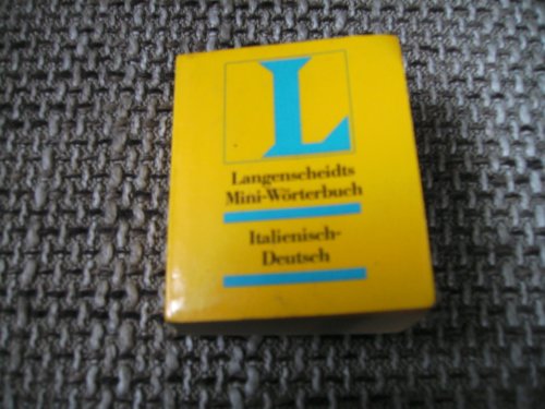 Stock image for Langenscheidts Mini-Wrterbuch Italienisch-Deutsch for sale by Der Ziegelbrenner - Medienversand