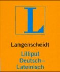 Beispielbild fr Langenscheidts Lilliput Deutsch - Lateinisch zum Verkauf von medimops