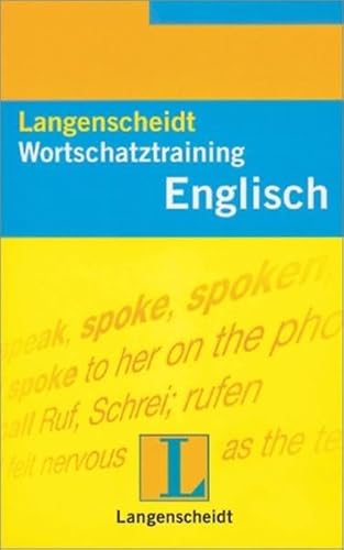 Stock image for Langenscheidts Wortschatztraining Englisch for sale by medimops